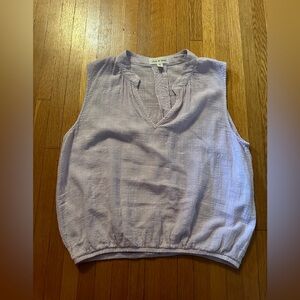 Cloth & Stone Lilac Tunic Top, Size L
